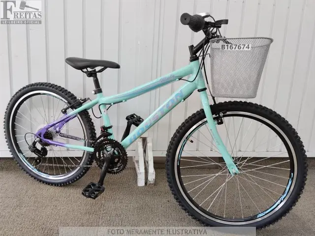 LOTE COM 01 BICICLETA HOUSTON WINDY VERDE