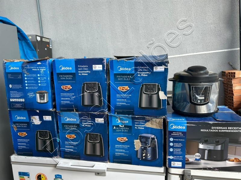 06 AIR FRYER E 02 PANELAS DE PRESSÃO MIDEA - SEM GARANTIA NO ESTADO
