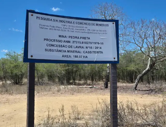 Juazeirinho/PB - Fazenda "Pedras Pretas", 285,75 hectares.