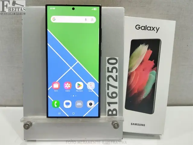 LOTE COM 01 SMARTPHONE SAMSUNG GALAXY S24 ULTRA SM-S928B/DS 256GB 12GB RAM COM BATERIA RXCX909GYBV