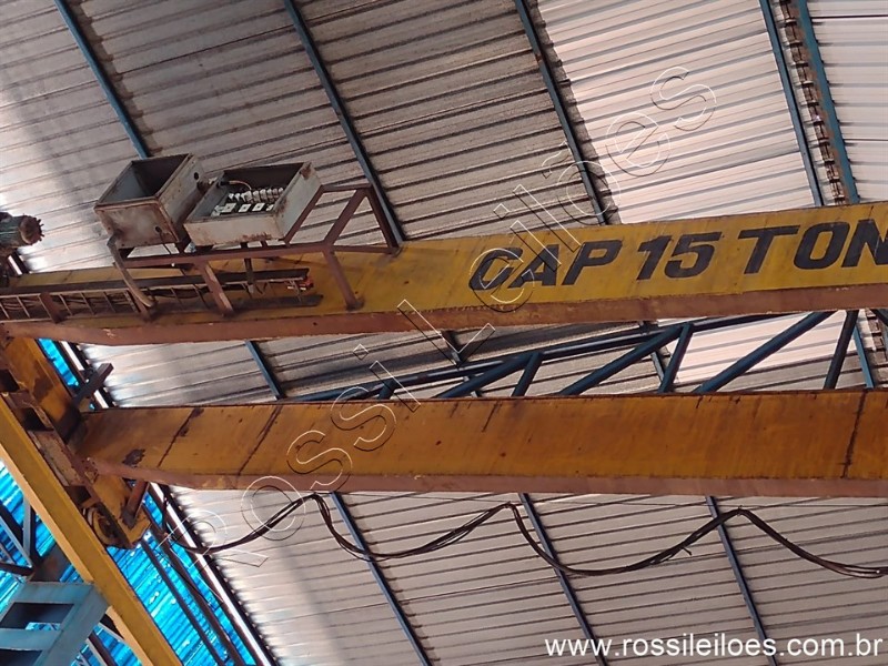 Ponte Rolante Dupla Viga 15 ton x 11.000 mm