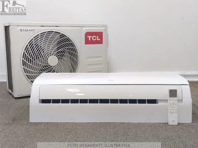 LOTE COM 01 AR CONDICIONADO SPLIT TCL FRIO 12.000 BTUS (EVAPORADORA/CONDENSADORA TAC-12CSA1 220V…