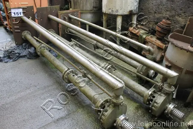 3 BOMBAS CENTRÍFUGAS EM INOX KSB; C/ MOTOR DE 5 CV; Q: 1,5 M³/H
