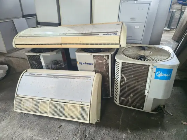 Lote com: 3 condensadora e 2 evaporadoras 50.000 e 48.000 btus