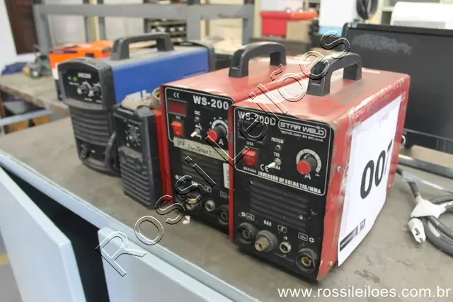 2 INVERSORES DE SOLDA TIG STAR WELD WS-200