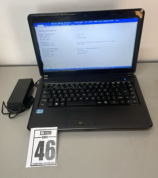 NOTEBOOK POSITIVO MASTER COM INTEL I3, 4GB DE MEMÓRIA E HD 320GB + FONTE - FUNCIONANDO