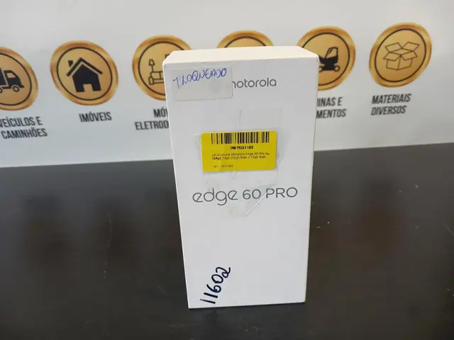 SMARTPHONE MOTOROLA EDGE 60 PRO 5G 512GB, 12GB RAM + 12GB RAM BOOST, TELA QUAD-CURVE, MOTO AI, CÂMERA SONY 50MP, RESISTÊNCIA MILITAR, IP68 E IP69 — CINZA