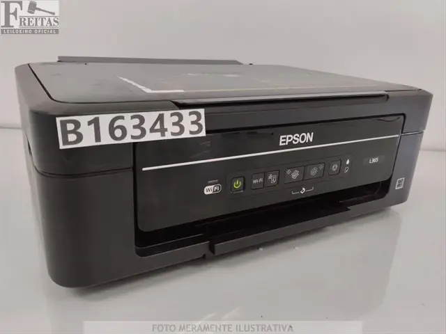 LOTE COM 01 IMPRESSORA EPSON L365 C462S BIVOLT 50/60HZ COM CABO VH4M022730 (FALTA PARTES)