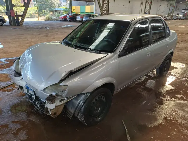 CHEVROLET CLASSIC LS 2014 2015 PRATA - SINISTRADO