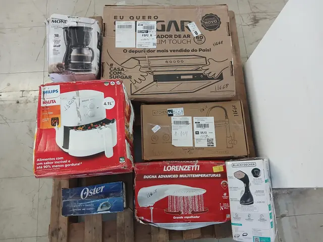 AIRFRYER PHILIPS WALITA + DEPURADOR SUGGAR + VAPORIZADOR BLACK+DECKER + ELETRODOMÉSTICOS
