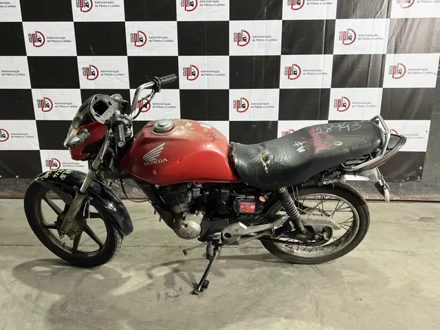 HONDA/CG 125 FAN KS-2009/2010/GASOLINA - KVS3669/RJ / APL - CAMPO GRANDE - VEÍCULO CONSERVADO SEM MOTOR