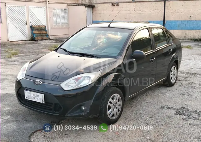 FORD/FIESTA SEDAN1.6FLEX; 2013/2014; PRETA; ALCO./GASOL. - FUNCIONANDO