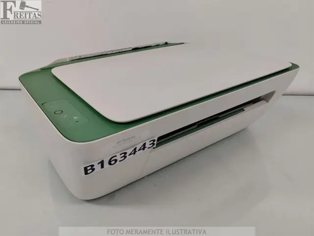 LOTE COM 01 IMPRESSORA HP DESKJET INK ADVANTAGE 2376 BIVOLT 50/60HZ COM CABO SEM CARTUCHO BR16S1B0G1
