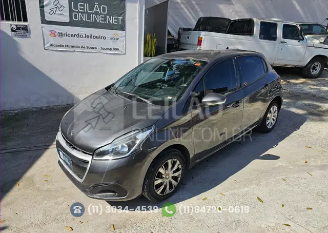 veja o vídeo!! PEUGEOT/208 ACTIVE MT; 2017/2018; CINZA; ALCO./GASOL. - FUNCIONANDO - IPVA 2026 OK