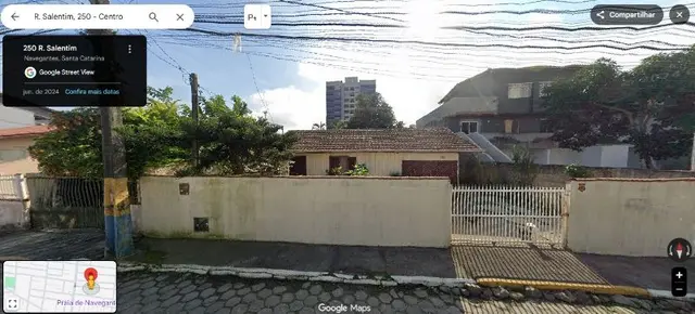 Terreno com 252,00m² com casa de 60,00m²