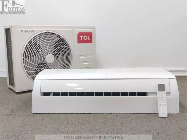 LOTE COM 01 AR CONDICIONADO SPLIT TCL FRIO 12.000 BTUS (EVAPORADORA/CONDENSADORA TAC-12CSA1 220V…