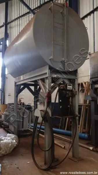 Tanque de diesel 5000 litros com bomba Reservatório duplo