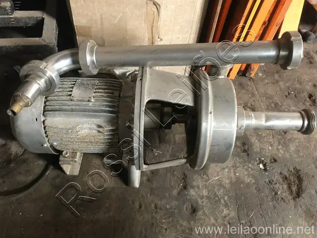 Bomba inox com motor trifásico( funcionando no estado)
