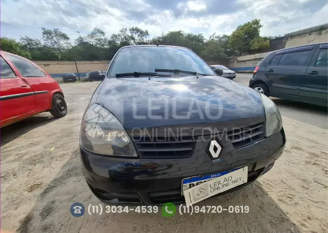 veja o vídeo!! I/RENAULT CLIO CAM1016VH; 2009/2010; PRETA; ALCO./GASOL. - FUNCIONANDO - IPVA 2026 OK