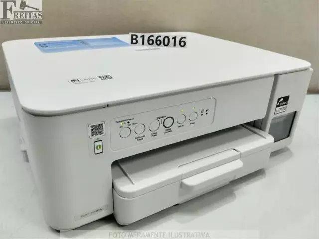 LOTE COM 01 IMPRESSORA BROTHER DCP-T436W TANQUE DE TINTA BIVOLT 50/60HZ ACOMPANHA CABOS…