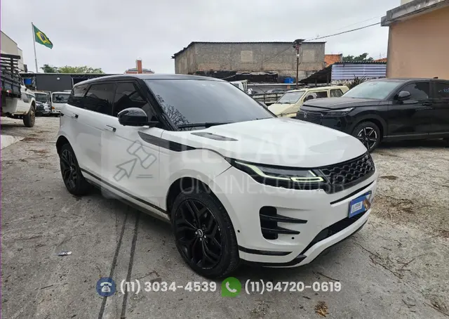 veja o vídeo!! I/LR EVOQUE P300 HSE RDY; 2019/2020; BRANCA; GASOLINA - FUNCIONANDO