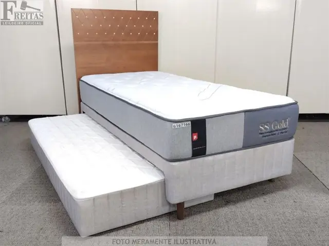 LOTE COM CAMA BOX SOLTEIRO