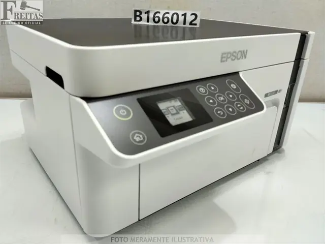 LOTE COM 01 IMPRESSORA EPSON ECOTANK M2120 C652A CARTUCHO RECARREGÁVEL BIVOLT 50/60HZ ACOMPANHA (2-…