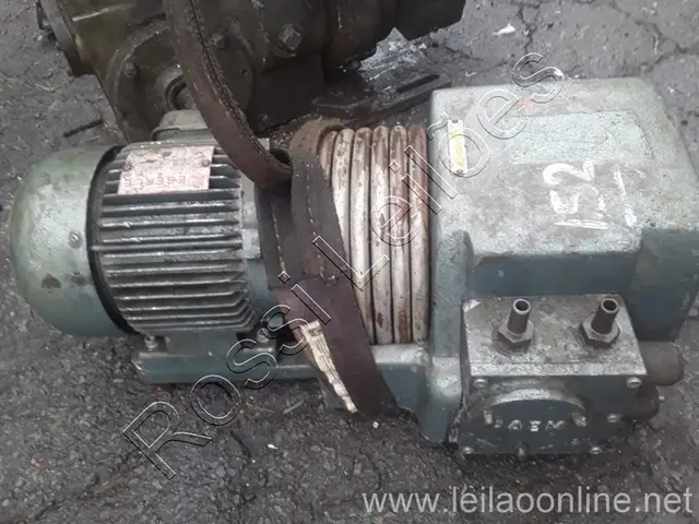 1 bomba a vácuo 2 moto redutor