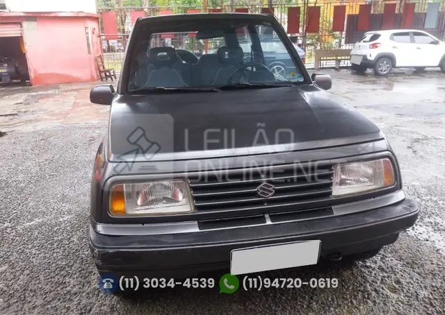 IMP/SUZUKI VITARA; 1993/1994; CINZA; GASOLINA - FUNCIONANDO