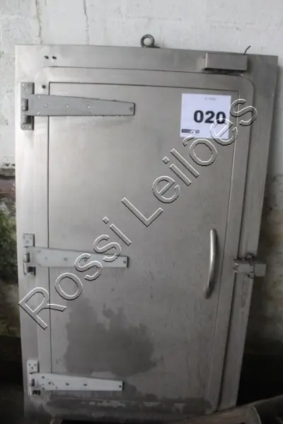 2 UN. PORTAS P/ CÂMARA FRIA OU FORNOS EM AÇO INOX - NO ESTADO