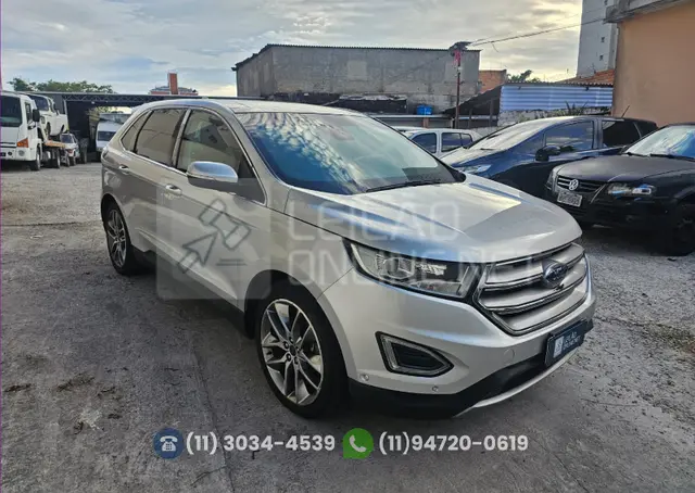 veja o vídeo!! I/FORD EDGE 3.5; 2016/2016; PRATA; GASOLINA - FUNCIONANDO